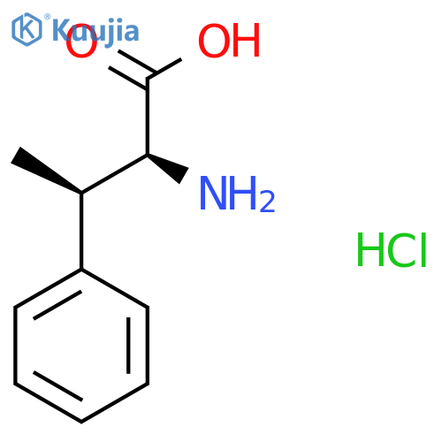(2S,3R)-2-Amino-3-phenyl-butyric acid hydrochloride structure