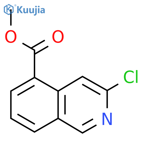 Methyl 3-chloroisoquinoline-5-carboxylate structure