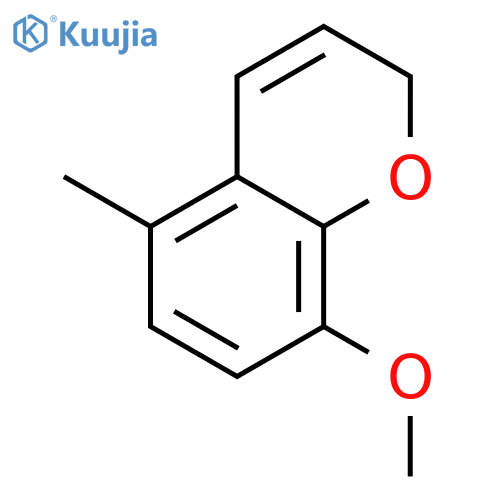 2H-1-BENZOPYRAN, 8-METHOXY-5-METHYL- structure