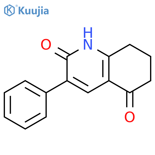 2,5(1H,6H)-Quinolinedione, 7,8-dihydro-3-phenyl- structure