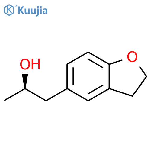 (2R)-1-(2,3-dihydro-1-benzofuran-5-yl)propan-2-ol structure