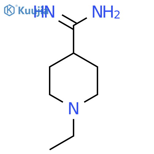 1-Ethylpiperidine-4-carboximidamide structure