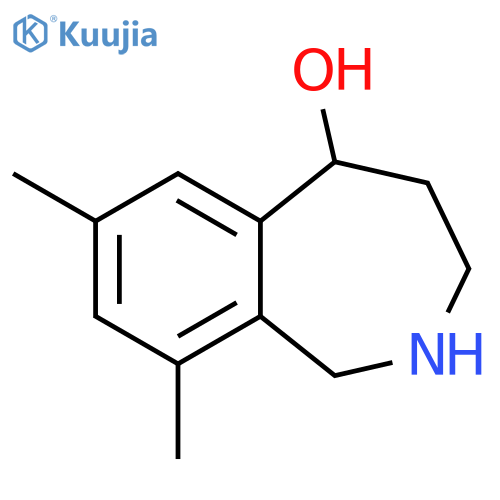7,9-dimethyl-2,3,4,5-tetrahydro-1H-2-benzazepin-5-ol structure