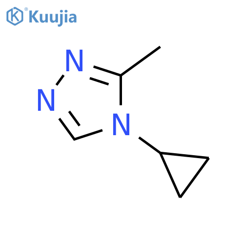 4-cyclopropyl-3-methyl-4H-1,2,4-triazole structure