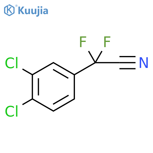 2-(3,4-dichlorophenyl)-2,2-difluoroacetonitrile structure