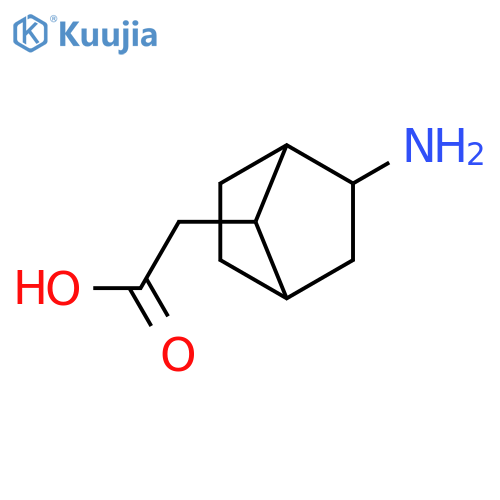2-(2-aminonorbornan-7-yl)acetic acid structure