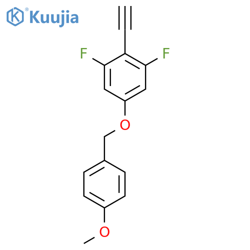 5-(4-Methoxybenzyloxy)-2-ethynyl-1,3-difluorobenzene structure