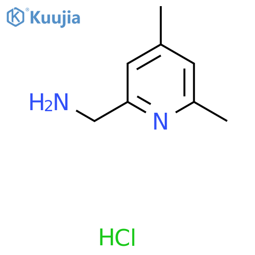 (4,6-dimethyl-2-pyridyl)methanamine;hydrochloride structure
