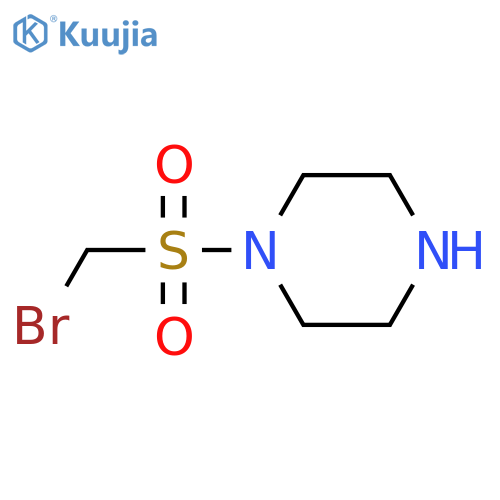1-bromomethanesulfonylpiperazine structure