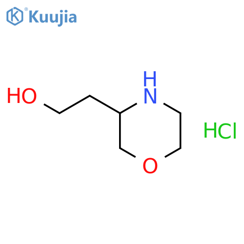 (S)-2-(Morpholin-3-yl)ethanol hydrochloride structure