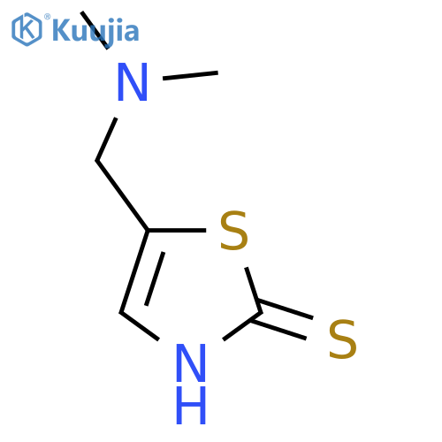 5-(dimethylamino)methyl-1,3-thiazole-2-thiol structure