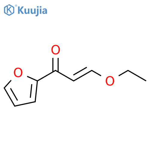 3-ethoxy-1-(furan-2-yl)prop-2-en-1-one structure