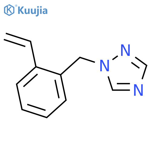 1-[(2-Ethenylphenyl)methyl]-1H-1,2,4-triazole structure