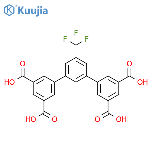 5'-(trifluoromethyl)-[1,1':3',1''-terphenyl]-3,3'',5,5''-tetracarboxylic acid structure