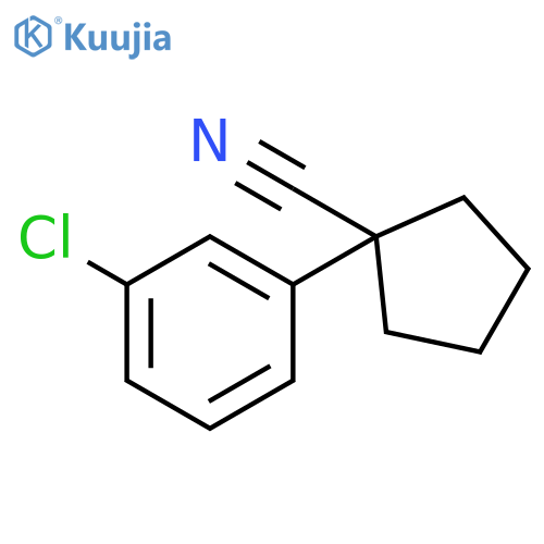 Cyclopentanecarbonitrile,1-(3-chlorophenyl)- structure