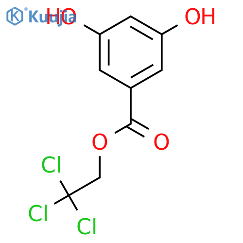 2,2,2-Trichloroethyl 3,5-Dihydroxybenzoate structure