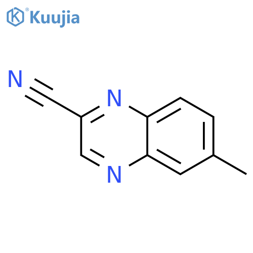 2-Quinoxalinecarbonitrile,6-methyl- structure