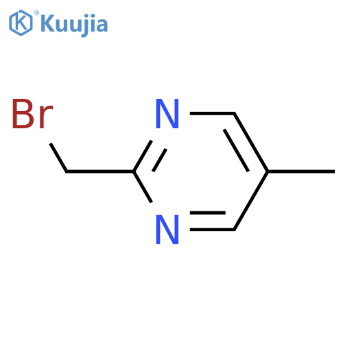 2-(Bromomethyl)-5-methylpyrimidine structure