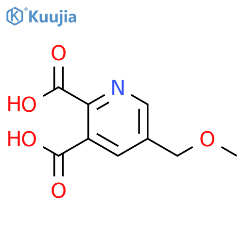 5-(Methoxymethyl)-2,3-pyridinedicarboxylic Acid structure