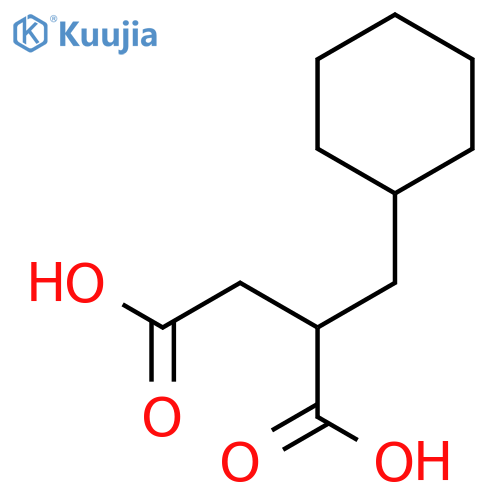 Butanedioic acid, (cyclohexylmethyl)-, (±)- structure