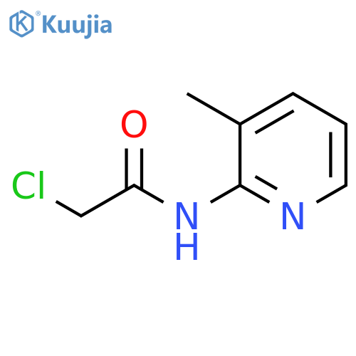 Acetamide, 2-chloro-N-(3-methyl-2-pyridinyl)- structure