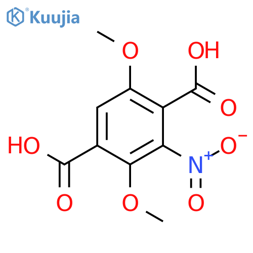 1,4-Benzenedicarboxylic acid, 2,5-dimethoxy-3-nitro- structure