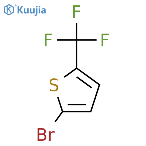 2-Bromo-5-(trifluoromethyl)thiophene structure