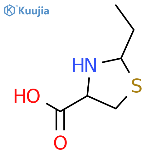 4-Thiazolidinecarboxylicacid, 2-ethyl- structure