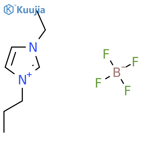 1-Ethyl-3-propylimidazolium tetrafluoroborate structure