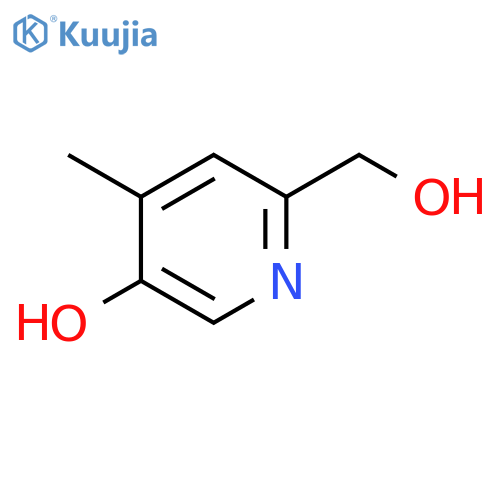 2-Pyridinemethanol,5-hydroxy-4-methyl- structure