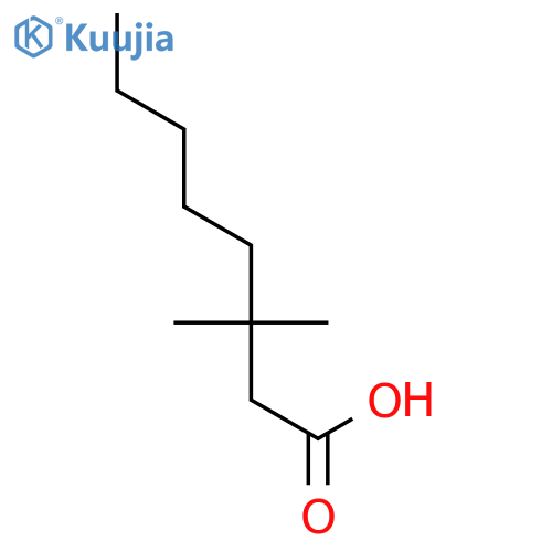 Octanoic acid,3,3-dimethyl- structure