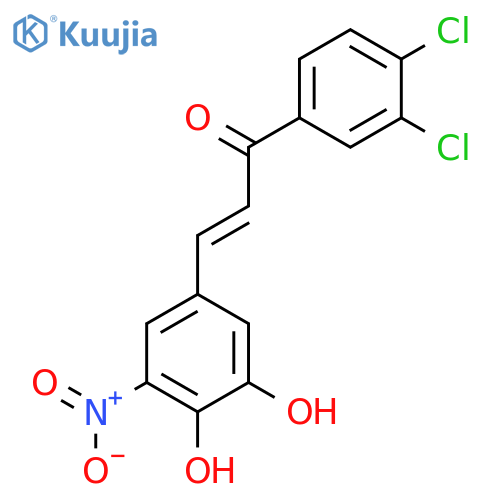 2-Propen-1-one, 1-(3,4-dichlorophenyl)-3-(3,4-dihydroxy-5-nitrophenyl)- structure