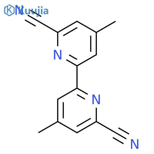 4,4'-dimethyl-2,2'-bipyridine-6,6'-dicarbonitrile structure