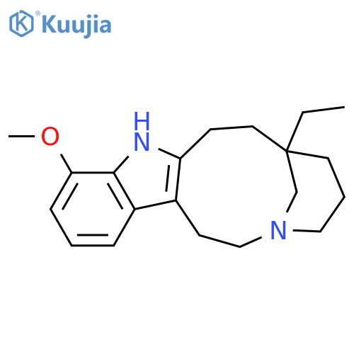 2H-3,7-Methanoazacycloundecino[5,4-b]indole, 7-ethyl-1,4,5,6,7,8,9,10-octahydro-11-methoxy-, (-)- structure