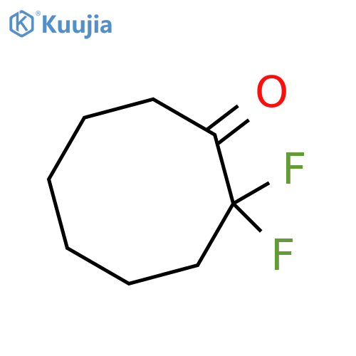 2,2-DIFLUOROCYCLOOCTAN-1-ONE structure