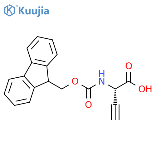 3-Butynoic acid, 2-[[(9H-fluoren-9-
ylmethoxy)carbonyl]amino]-, (2S)- structure