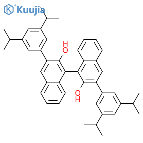 (S)-3,3'-Bis(3,5-diisopropylphenyl)-1,1'-binapthalene-2,2'-diol structure