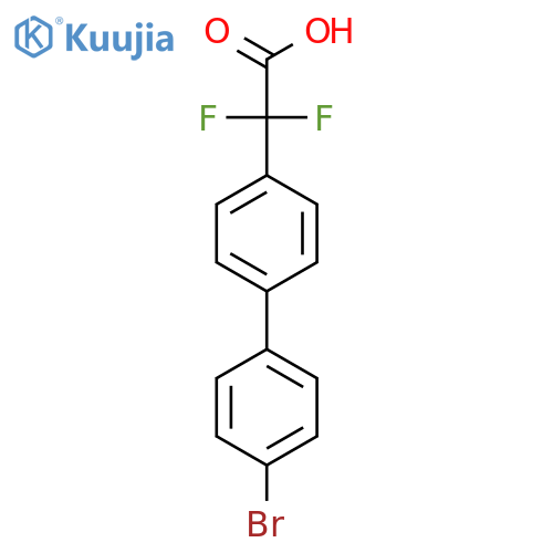 2-(4'-Bromo-[1,1'-biphenyl]-4-yl)-2,2-difluoroacetic acid structure