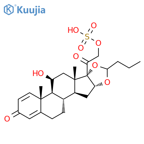 Budesonide 21-Sulfate structure
