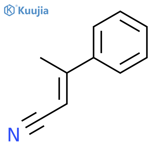 3-phenylbut-2-enenitrile structure