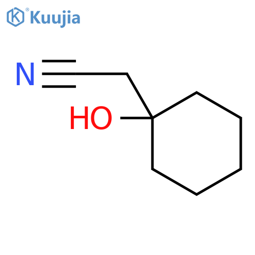 Cyclohexaneacetonitrile,1-hydroxy- structure