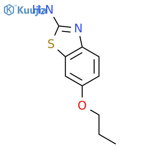 6-propoxy-1,3-benzothiazol-2-amine structure