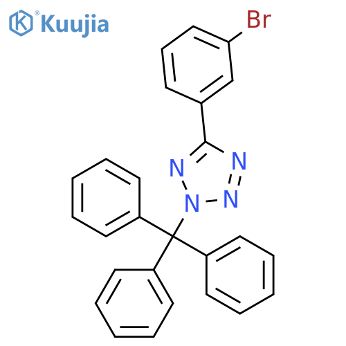 2H-Tetrazole, 5-(3-bromophenyl)-2-(triphenylmethyl)- structure