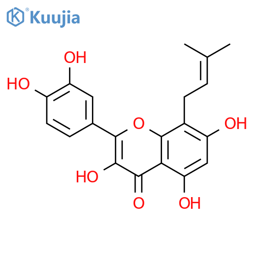 8-Prenylquercetin structure