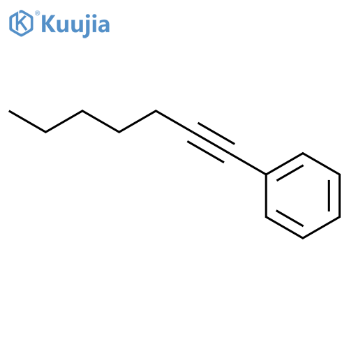 Benzene, 1-heptyn-1-yl- structure