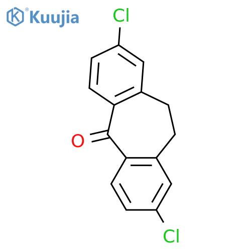 5H-Dibenzo[a,d]cyclohepten-5-one,2,8-dichloro-10,11-dihydro- structure