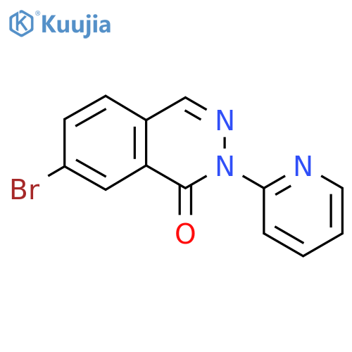 7-Bromo-2-pyridin-2-yl-2H-phthalazin-1-one structure