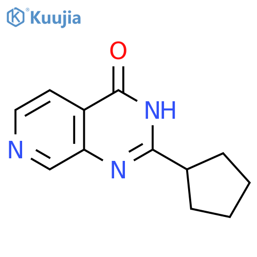 2-Cyclopentyl-3H-pyrido[3,4-d]pyrimidin-4-one structure
