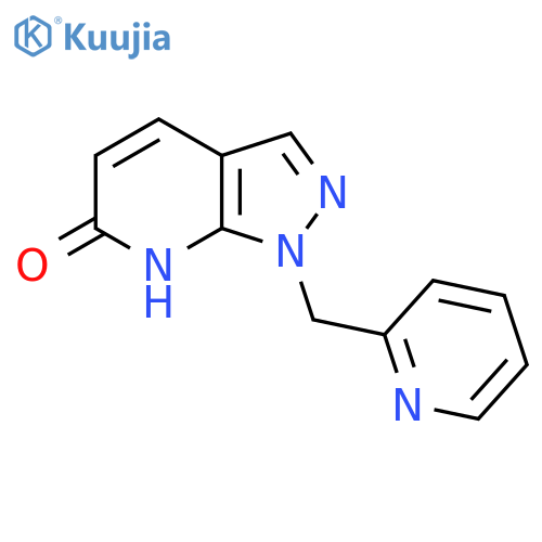 1-(Pyridin-2-ylmethyl)-1H-pyrazolo[3,4-b]pyridin-6(7H)-one structure