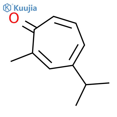 2,4,6-Cycloheptatrien-1-one,2-methyl-4-(1-methylethyl)- structure